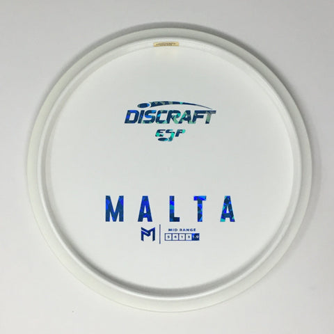 Discraft Malta (ESP - White/Dyeable Bottom Stamped) Midrange