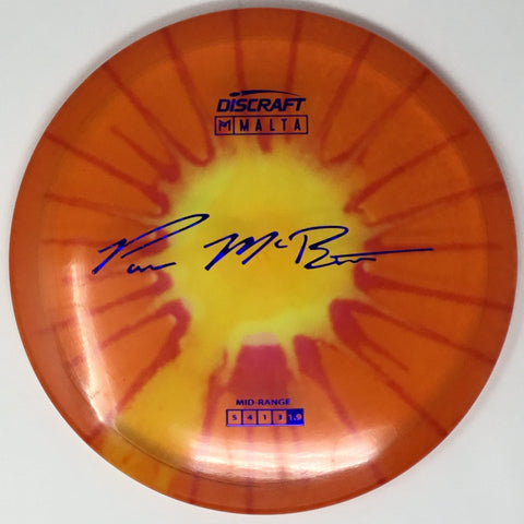 Discraft Malta (Z Fly Dye - Paul McBeth Signature Stamp) Midrange