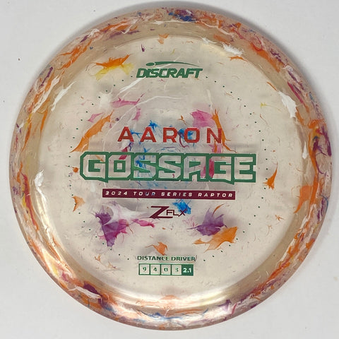 Discraft Raptor (Jawbreaker Z FLX - Aaron Gossage 2024 Tour Series) Fairway Driver