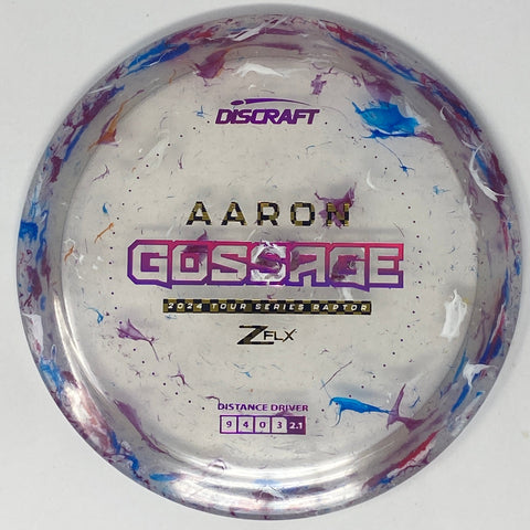 Discraft Raptor (Jawbreaker Z FLX - Aaron Gossage 2024 Tour Series) Fairway Driver