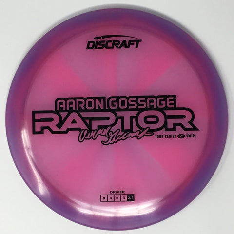 Discraft Raptor (Z Swirl - Aaron Gossage 2025 Tour Series) Fairway Driver