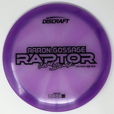 Discraft Raptor (Z Swirl - Aaron Gossage 2025 Tour Series) Fairway Driver