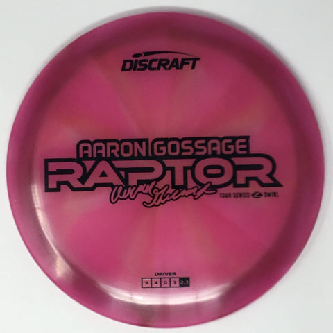 Discraft Raptor (Z Swirl - Aaron Gossage 2025 Tour Series) Fairway Driver