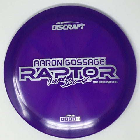 Discraft Raptor (Z Swirl - Aaron Gossage 2025 Tour Series) Fairway Driver