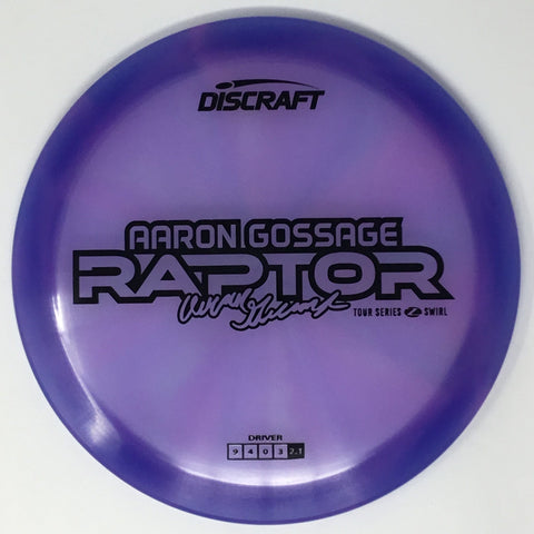 Discraft Raptor (Z Swirl - Aaron Gossage 2025 Tour Series) Fairway Driver