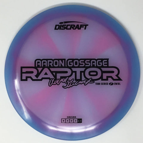 Discraft Raptor (Z Swirl - Aaron Gossage 2025 Tour Series) Fairway Driver