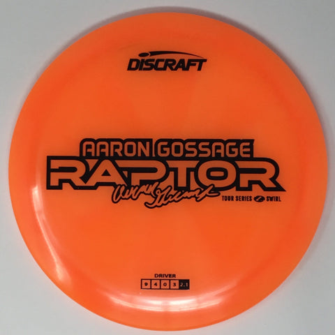 Discraft Raptor (Z Swirl - Aaron Gossage 2025 Tour Series) Fairway Driver