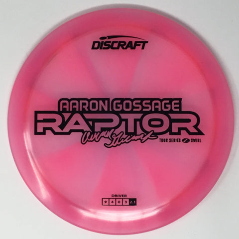 Discraft Raptor (Z Swirl - Aaron Gossage 2025 Tour Series) Fairway Driver