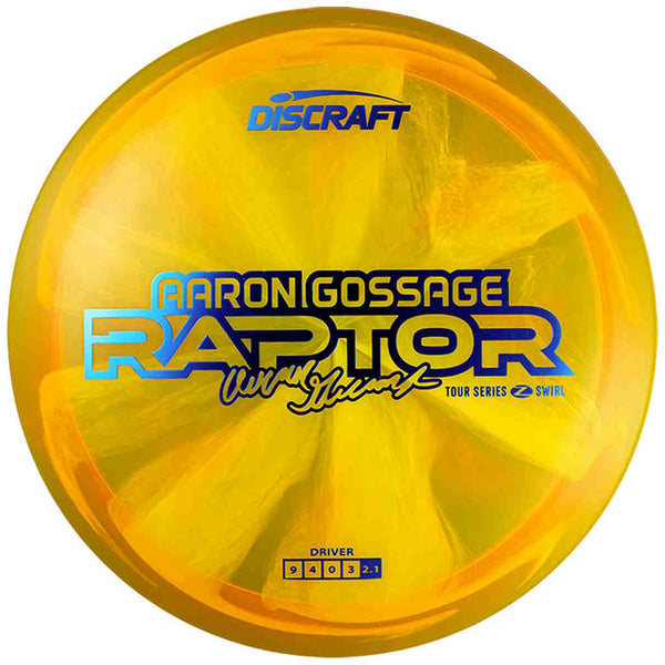Discraft Raptor (Z Swirl - Aaron Gossage 2025 Tour Series - Preorder) Fairway Driver