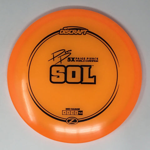 Discraft Sol (Z Line, Paige Pierce 5x World Champion) Midrange