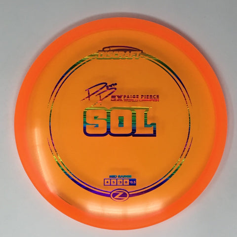 Discraft Sol (Z Line, Paige Pierce 5x World Champion) Midrange