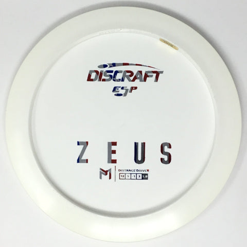 Discraft Zeus (ESP - White/Dyeable Bottom Stamped) Distance Driver