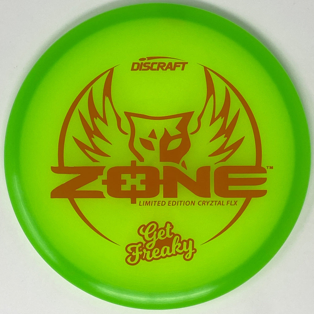 Discraft Zone (CryZtal FLX - Brodie Smith "Get Freaky" NEW Stamp) Putt & Approach