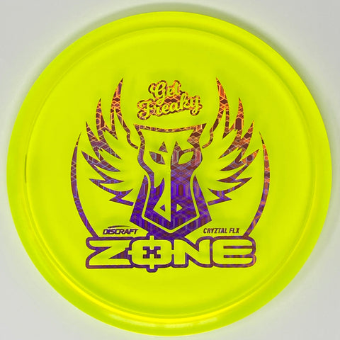 Discraft Zone (CryZtal FLX - Brodie Smith "Get Freaky" NEW Stamp) Putt & Approach
