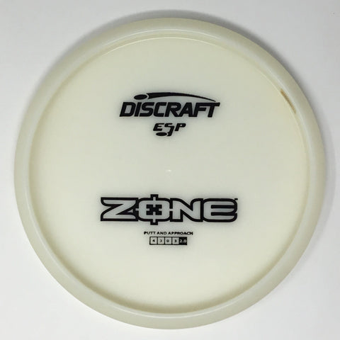 Discraft Zone (ESP - White/Dyeable Bottom Stamped) Putt & Approach