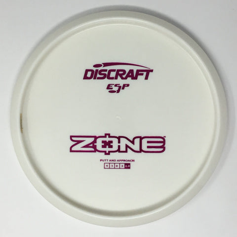 Discraft Zone (ESP - White/Dyeable Bottom Stamped) Putt & Approach