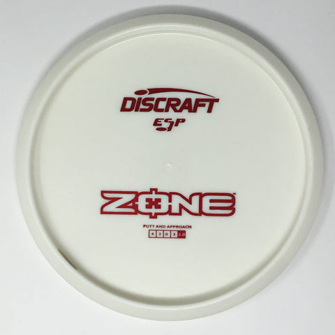 Discraft Zone (ESP - White/Dyeable Bottom Stamped) Putt & Approach