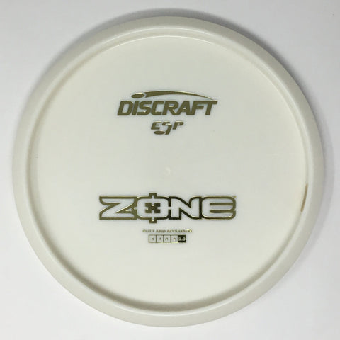 Discraft Zone (ESP - White/Dyeable Bottom Stamped) Putt & Approach