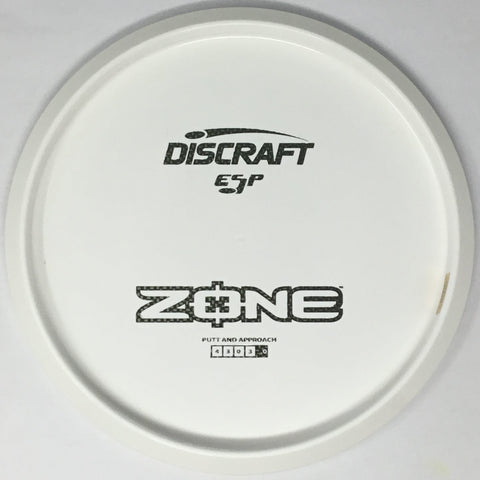 Discraft Zone (ESP - White/Dyeable Bottom Stamped) Putt & Approach