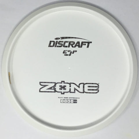 Discraft Zone (ESP - White/Dyeable Bottom Stamped) Putt & Approach
