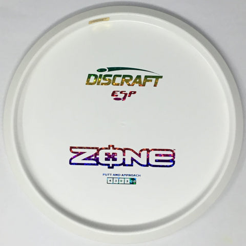 Discraft Zone (ESP - White/Dyeable Bottom Stamped) Putt & Approach