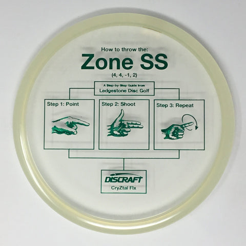 Discraft Zone SS (CryZtal Flx - 2026 Ledgestone) Putt & Approach