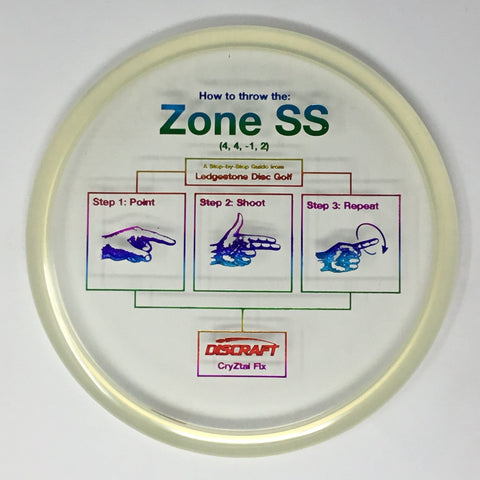 Discraft Zone SS (CryZtal Flx - 2026 Ledgestone) Putt & Approach