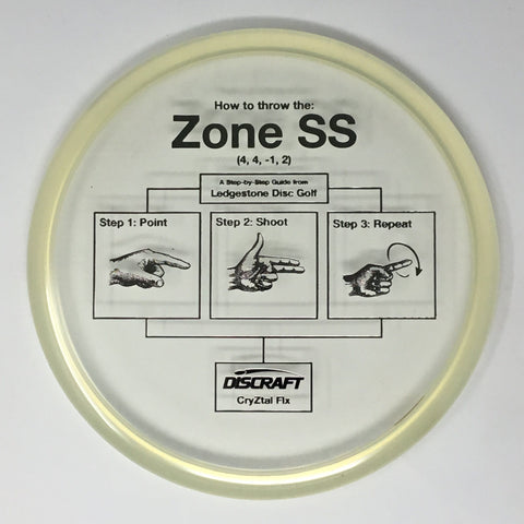 Discraft Zone SS (CryZtal Flx - 2026 Ledgestone) Putt & Approach