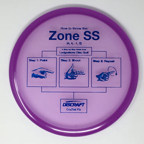 Discraft Zone SS (CryZtal Flx - 2026 Ledgestone) Putt & Approach