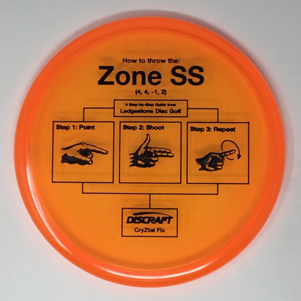 Discraft Zone SS (CryZtal Flx - 2026 Ledgestone) Putt & Approach