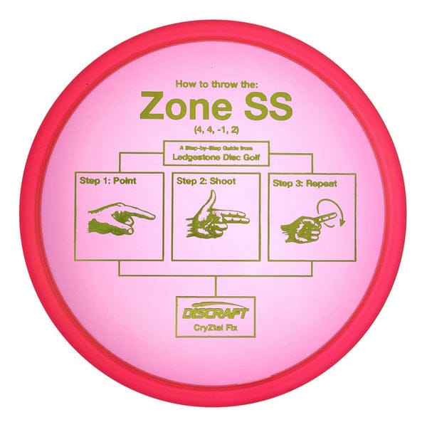 Discraft Zone SS (CryZtal Flx - 2026 Ledgestone) Putt & Approach