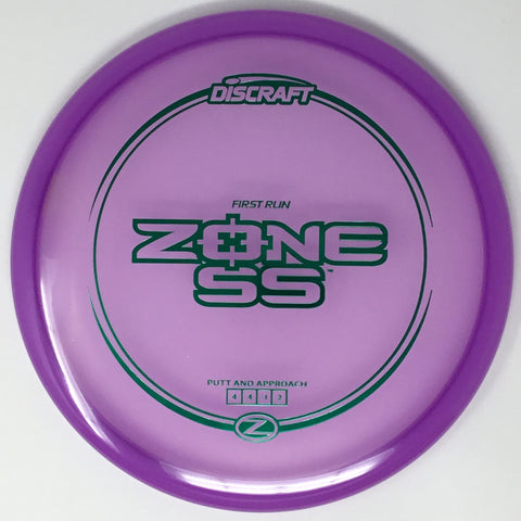 Discraft Zone SS (Z Line - First Run) Putt & Approach