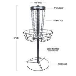 Dynamic Discs Disc Golf Basket (Dynamic Discs Marksman Lite) - US Dropship Target