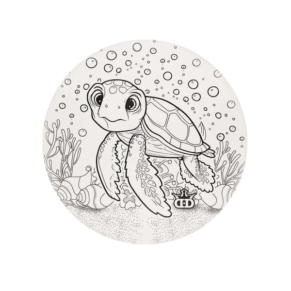 Dynamic Discs Dynamic Discs Junior Disc (Fuzion EMAC Truth - Coloring Book Series DyeMax - Turtle) Midrange