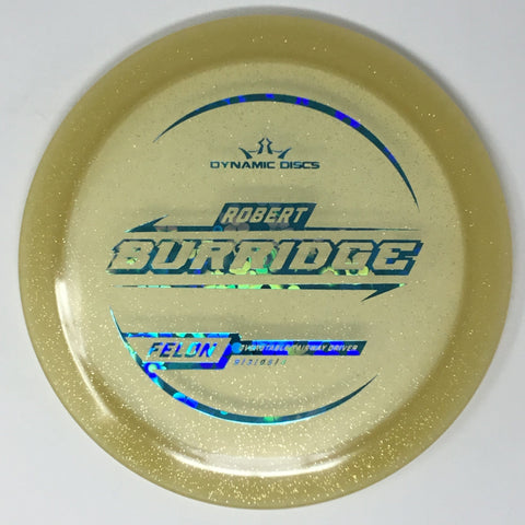 Dynamic Discs Felon (Lucid Gold Metal Flake - Robert Burridge 2025 Team Series) Fairway Driver