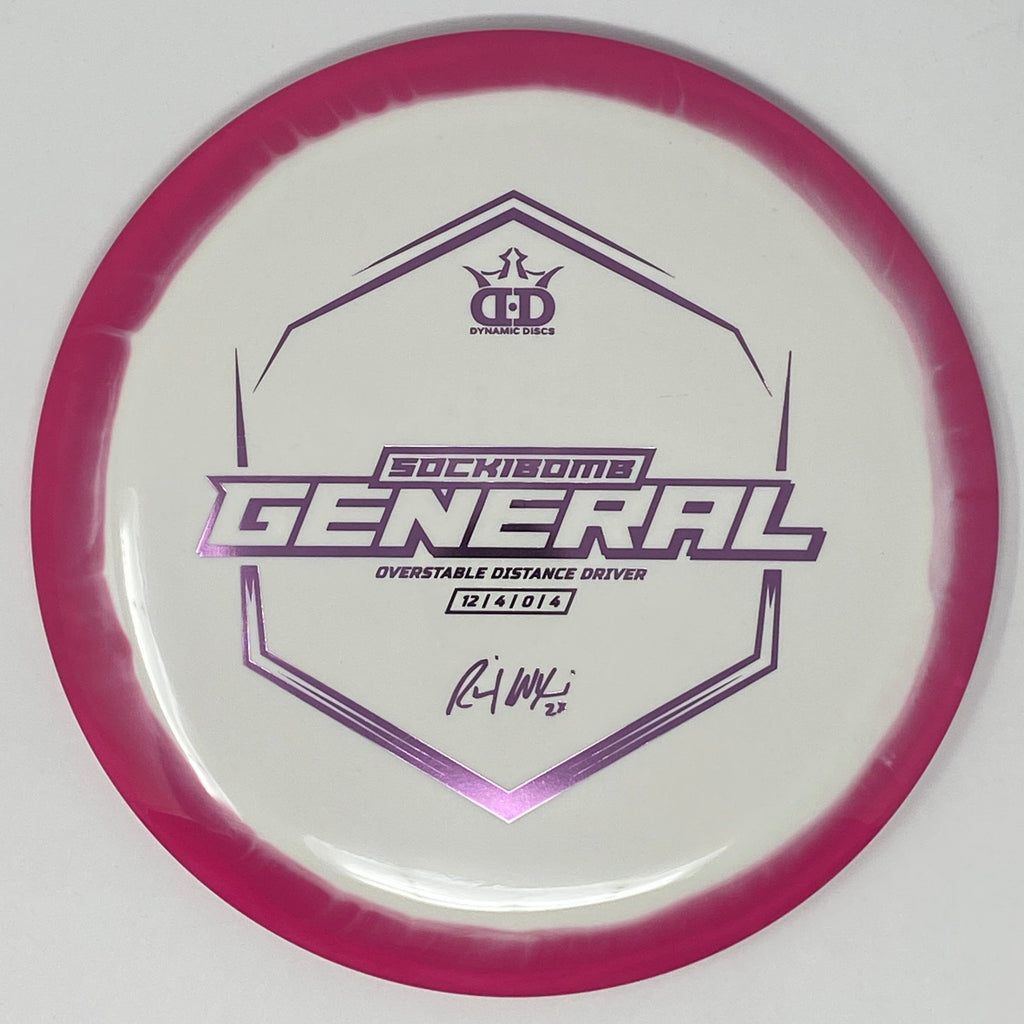 Dynamic Discs General (Supreme Orbit - Ricky Wysocki "Sockibomb" Stamp) Distance Driver