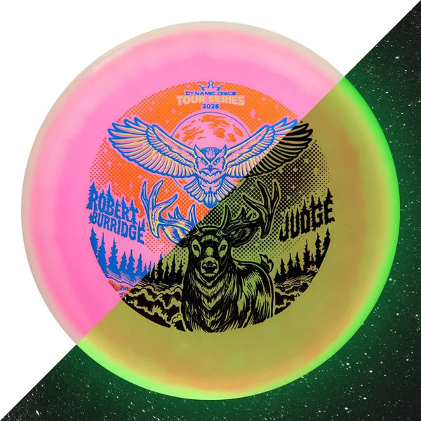 Dynamic Discs Judge (Lucid-X Moonshine Orbit - Robert Burridge 2026 Team Series) Putt & Approach
