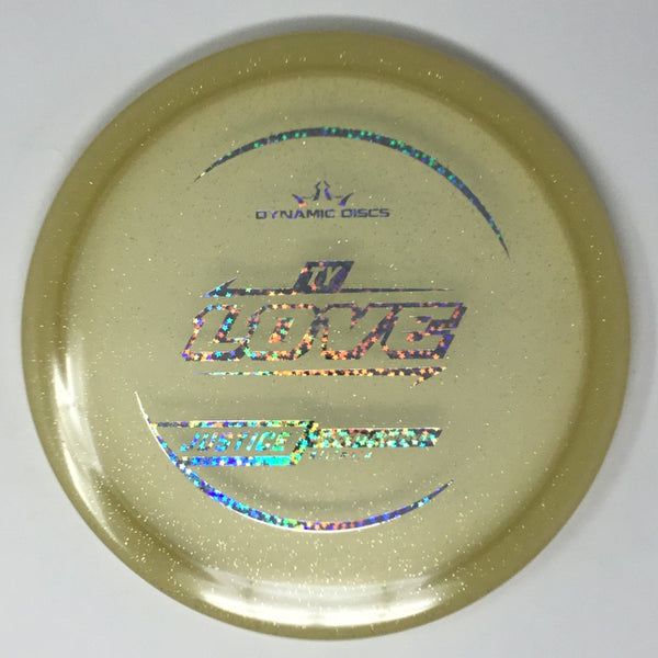 Dynamic Discs Justice (Lucid Gold Metal Flake - Ty Love 2025 Team Series) Midrange
