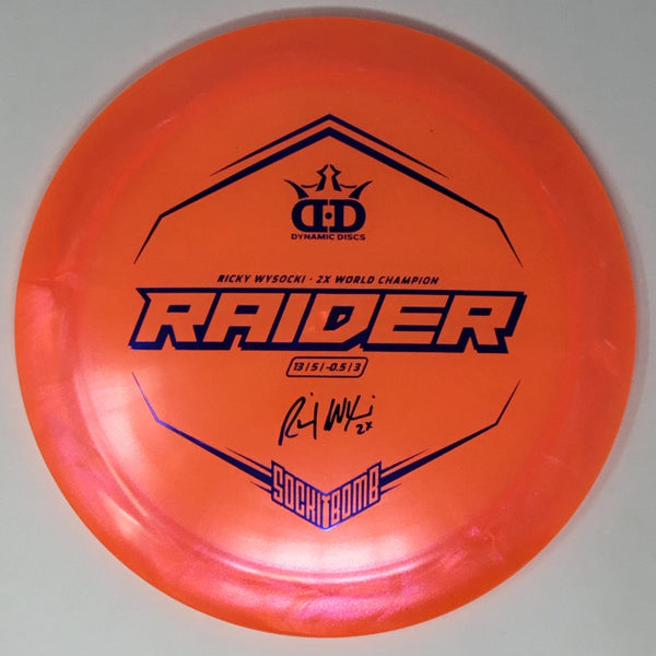 Dynamic Discs Raider (Lucid Ice Glimmer, Ricky Wysocki "Sockibomb" 2x World Champion) Distance Driver