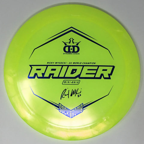 Dynamic Discs Raider (Lucid Ice Glimmer, Ricky Wysocki "Sockibomb" 2x World Champion) Distance Driver