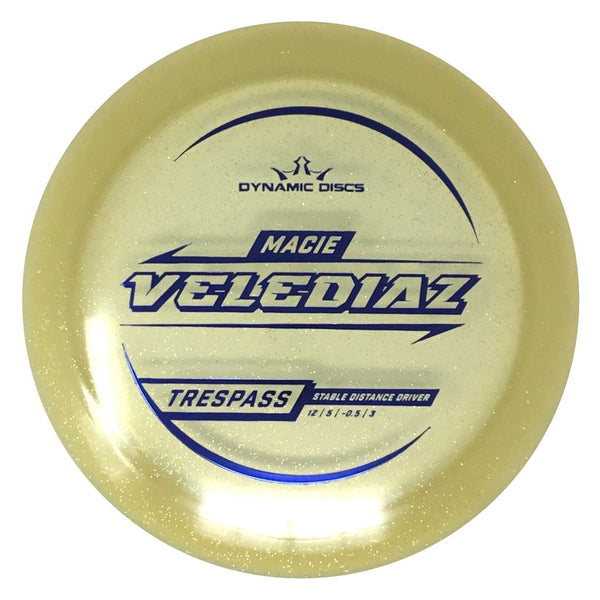 Dynamic Discs Trespass (Lucid Gold Metal Flake - Macie Velediaz 2025 Tour Series) Distance Driver