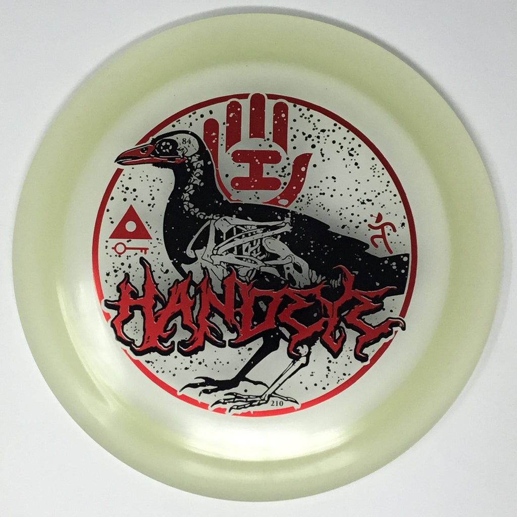 Dynamic Discs Trespass (Lucid-X Moonshine Glow, HSCo Raven) Distance Driver