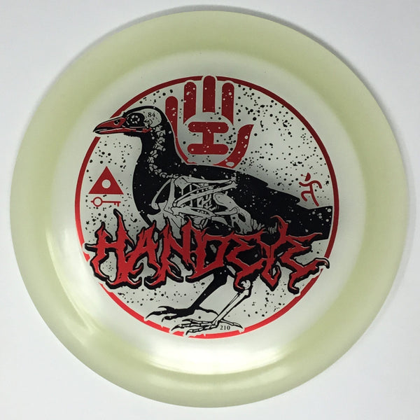 Dynamic Discs Trespass (Lucid-X Moonshine Glow, HSCo Raven) Distance Driver