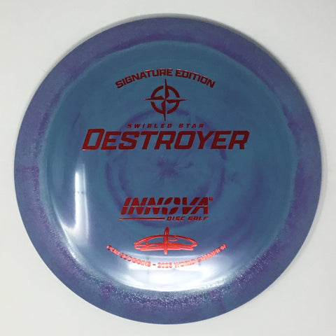 Innova Destroyer (Swirled Star - Ohn Scoggins 2025 World Champion Signature Edition) Distance Driver