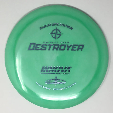 Innova Destroyer (Swirled Star - Ohn Scoggins 2025 World Champion Signature Edition) Distance Driver