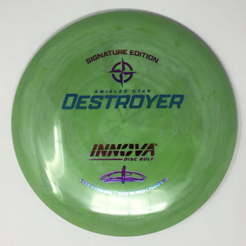 Innova Destroyer (Swirled Star - Ohn Scoggins 2025 World Champion Signature Edition) Distance Driver