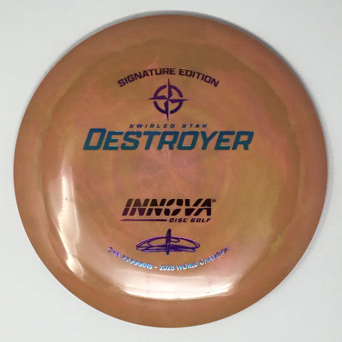 Innova Destroyer (Swirled Star - Ohn Scoggins 2025 World Champion Signature Edition) Distance Driver