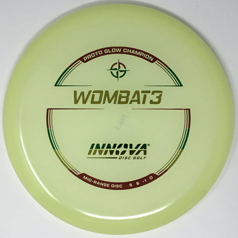 Innova Wombat3 (Proto Glow Champion) Midrange