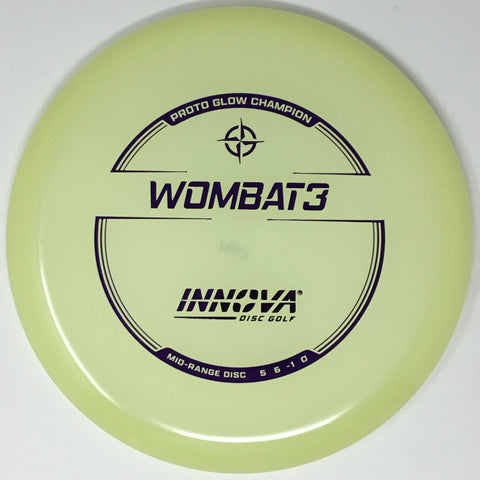 Innova Wombat3 (Proto Glow Champion) Midrange