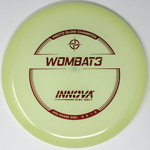 Innova Wombat3 (Proto Glow Champion) Midrange